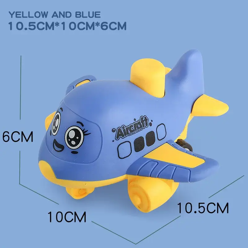 Small Airplane Press-and-Go Inertia Scooter